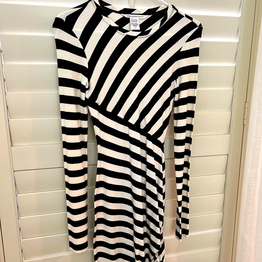 DVF fitted mini dress